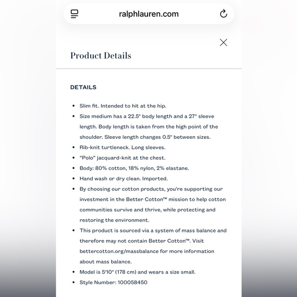 NWT Women’s Polo Ralph Lauren Logo Turtleneck Sweater in hunter navy, size large - Picture 15 of 15